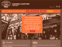 Tablet Screenshot of madridchapter.com